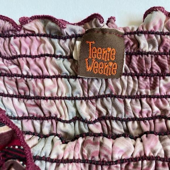 Y2K pink swirl print top - Picture 5 of 8